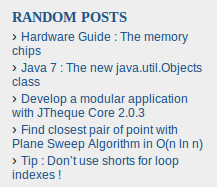 Random Posts Widget Random Posts Widget